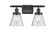 Ballston Urban Two Light Bath Vanity in Matte Black (405|9162WBKG64)