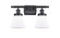 Ballston Urban Two Light Bath Vanity in Matte Black (405|9162WBKG61)