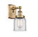 Ballston Urban One Light Wall Sconce in Brushed Brass (405|9161WBBG52)