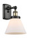 Ballston Urban One Light Wall Sconce in Black Antique Brass (405|9161WBABG41)