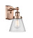 Ballston Urban LED Wall Sconce in Antique Copper (405|9161WACG64LED)