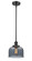 Ballston Urban One Light Mini Pendant in Matte Black (405|9161SBKG73)
