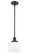 Ballston Urban LED Mini Pendant in Matte Black (405|9161SBKG71LED)