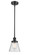 Ballston Urban One Light Mini Pendant in Matte Black (405|9161SBKG64)
