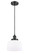 Ballston Urban One Light Mini Pendant in Matte Black (405|9161PBKG71)