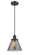 Ballston Urban LED Mini Pendant in Matte Black (405|9161PBKG43LED)