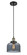 Ballston Urban LED Mini Pendant in Black Antique Brass (405|9161PBABG73LED)
