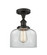 Ballston Urban One Light Semi-Flush Mount in Oil Rubbed Bronze (405|9161COBG72)