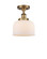 Ballston Urban LED Semi-Flush Mount in Brushed Brass (405|9161CBBG71LED)