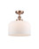 Ballston Urban One Light Semi-Flush Mount in Antique Copper (405|9161CACG71L)
