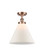 Ballston Urban One Light Semi-Flush Mount in Antique Copper (405|9161CACG41L)