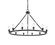 Ballston 12 Light Chandelier in Matte Black (405|850BK)