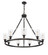 Ballston LED Chandelier in Matte Black (405|840BKG802LED)