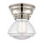 Franklin Restoration One Light Flush Mount in Polished Nickel (405|6231FPNG322)