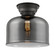 Franklin Restoration One Light Flush Mount in Matte Black (405|6231FBKG73L)