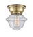 Franklin Restoration LED Flush Mount in Antique Brass (405|6231FABG534LED)