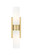 Downtown Urban LED Bath Vanity in Brushed Brass (405|6172WBBG6178WH)