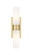 Downtown Urban Two Light Bath Vanity in Brushed Brass (405|6172WBBG6178SWH)