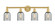 Edison Four Light Bath Vanity in Satin Gold (405|6164WSGG257)