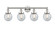 Edison Four Light Bath Vanity in Polished Nickel (405|6164WPNG2046)