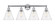 Edison Four Light Bath Vanity in Polished Chrome (405|6164WPCGBC84)