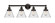 Edison Four Light Bath Vanity in Oil Rubbed Bronze (405|6164WOBG44)