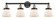 Edison Four Light Bath Vanity in Black Antique Brass (405|6164WBABG61)