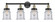 Edison Four Light Bath Vanity in Black Antique Brass (405|6164WBABG184)