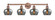 Edison Four Light Bath Vanity in Antique Copper (405|6164WACG93)