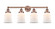 Edison Four Light Bath Vanity in Antique Copper (405|6164WACG181)