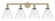 Edison Four Light Bath Vanity in Antique Brass (405|6164WABGBC82)