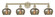Edison Four Light Bath Vanity in Antique Brass (405|6164WABG96)