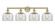 Edison Four Light Bath Vanity in Antique Brass (405|6164WABG72)