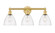 Edison Three Light Bath Vanity in Satin Gold (405|6163WSGGBD752)