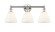 Edison Three Light Bath Vanity in Polished Nickel (405|6163WPNGBD751)
