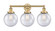 Edison Three Light Bath Vanity in Brushed Brass (405|6163WBBG2048)