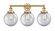 Edison Three Light Bath Vanity in Brushed Brass (405|6163WBBG2028)