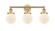 Edison Three Light Bath Vanity in Brushed Brass (405|6163WBBG2016)