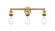 Edison Three Light Bath Vanity in Brushed Brass (405|6163WBB)