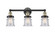 Edison Three Light Bath Vanity in Black Antique Brass (405|6163WBABG184S)
