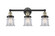 Edison Three Light Bath Vanity in Black Antique Brass (405|6163WBABG182S)