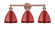 Edison Three Light Bath Vanity in Antique Copper (405|6163WACMBD75RD)