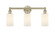Edison Three Light Bath Vanity in Antique Brass (405|6163WABG801)