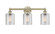 Edison Three Light Bath Vanity in Antique Brass (405|6163WABG112)