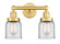 Edison Two Light Bath Vanity in Satin Gold (405|6162WSGG52)