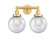 Edison Two Light Bath Vanity in Satin Gold (405|6162WSGG2048)