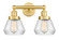 Edison Two Light Bath Vanity in Satin Gold (405|6162WSGG172)