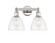 Edison Two Light Bath Vanity in Polished Nickel (405|6162WPNGBD752)