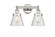Edison Two Light Bath Vanity in Polished Nickel (405|6162WPNG64)