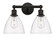 Edison Two Light Bath Vanity in Oil Rubbed Bronze (405|6162WOBGBD752)